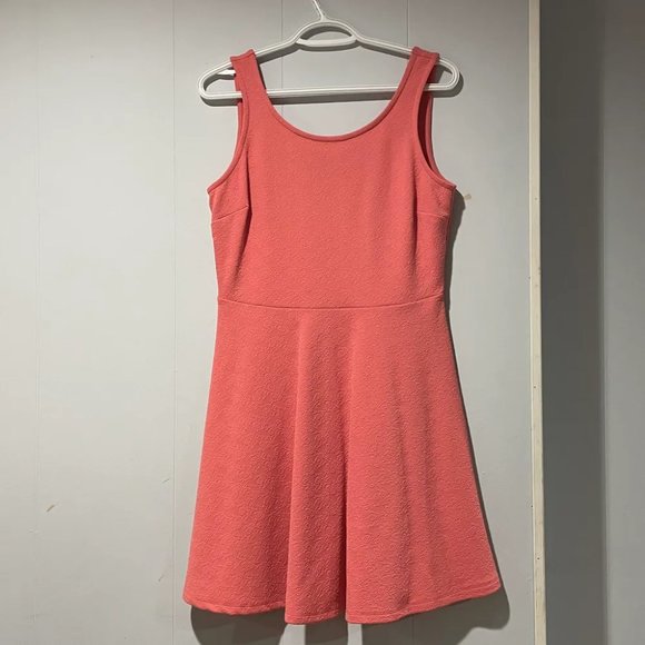 NWT Coral Fit and Flare Dress - Picture 1 of 5
